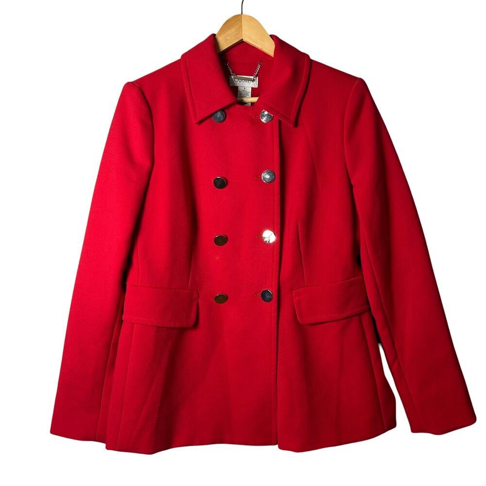Carmen‎ Blazer Jacket Womens S Red Long Sleeve Blazer Career Professional Dressy
